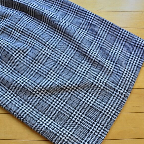 Michael Kors Collection Plaid Wool Skirt Size 4 - Picture 8 of 10